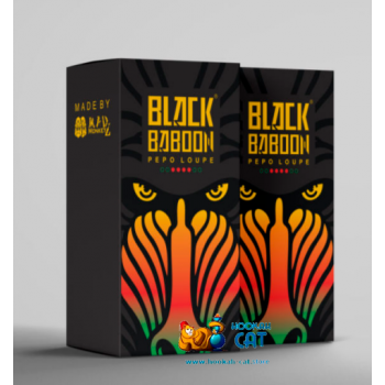 Табак для кальяна Mad Monkeyz Black Baboon Pepo Loupe (Мад Монкей Блэк Бабун Арбуз Дыня)125г Акцизный